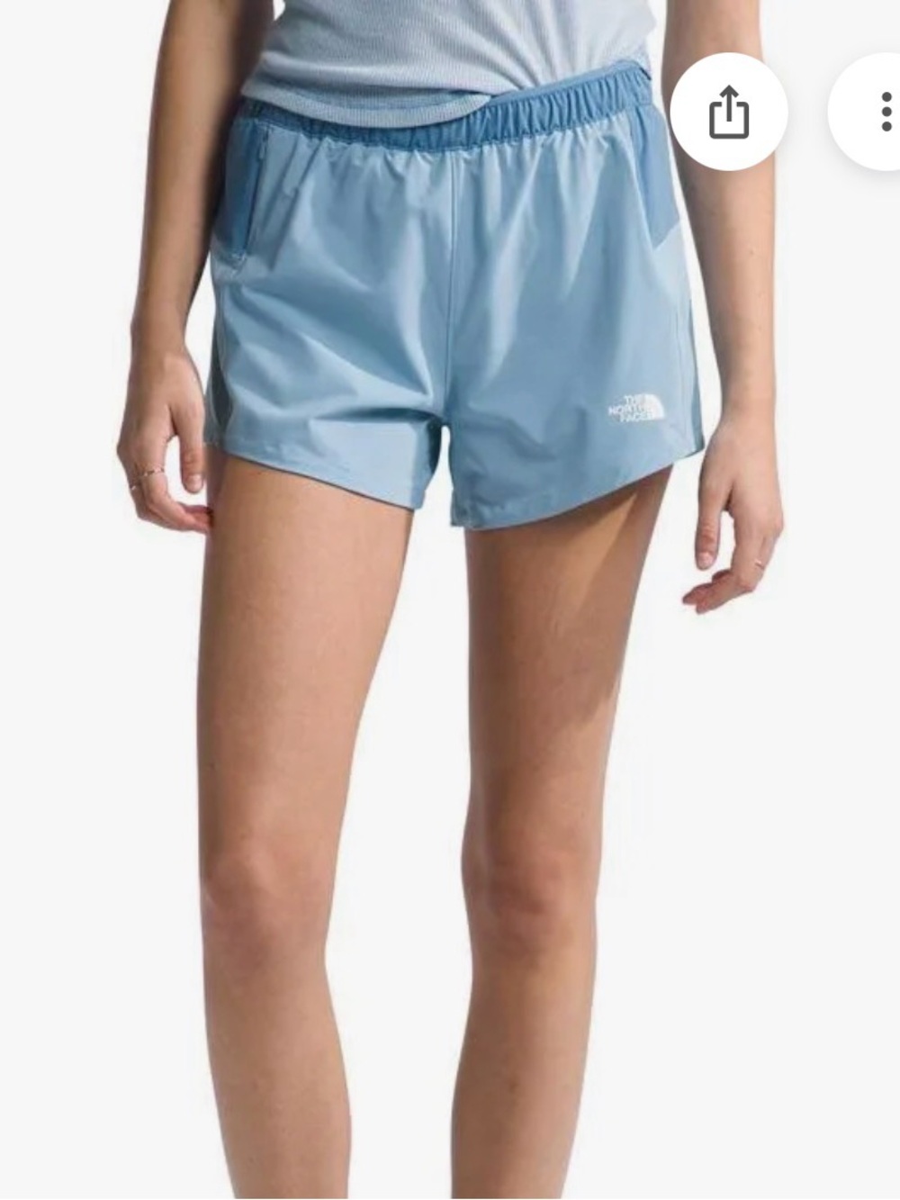 NWT The North Face Women's Wander Short 2.0 SIZE XL Steel blue/INDIGO Stone